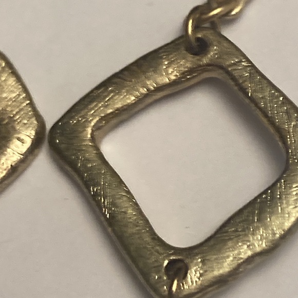 Gold Tone and Bead Drop Earrings - Picture 11 of 13